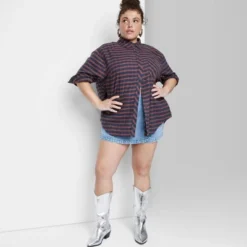 Women's Oversized Button-Down Flannel Shirt - Wild Fable™ Plaid 14 Women's Oversized Button-Down Flannel Shirt - Wild Fable™ Plaid -Dresses City Shop GUEST 00c5a37a 0c4f 459d b05e d7336c72bab7