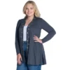 Womens Plus Size Long Sleeve Mid Thigh Open Front Cardigan 2 Womens Plus Size Long Sleeve Mid Thigh Open Front Cardigan -Dresses City Shop GUEST 025f238a e9d9 4610 934e c5d59c5efd5e