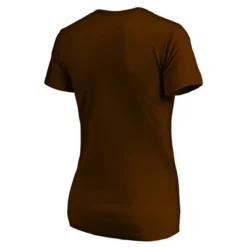 NFL Cleveland Browns Women's Plus Size Short Sleeve V-Neck T-Shirt