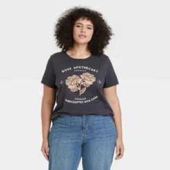 Women's Schitt's Creek Rose Apothecary Short Sleeve Graphic T-Shirt - Black Wash 7 Women's Schitt's Creek Rose Apothecary Short Sleeve Graphic T-Shirt - Black Wash -Dresses City Shop GUEST 07d0cc5c 4430 45bc b509 7c061bfc024b