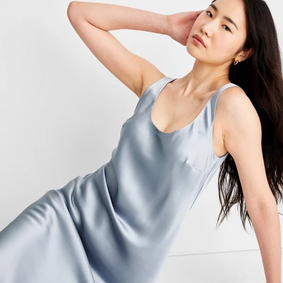 Women's Scoop Neck Strappy Midi Slip Dress - Future Collective™ With Reese Blutstein 4 Women's Scoop Neck Strappy Midi Slip Dress - Future Collective™ With Reese Blutstein - Image 2