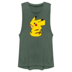 Junior's Pokemon Pikachu Sitting Portrait Festival Muscle Tee 7 Junior's Pokemon Pikachu Sitting Portrait Festival Muscle Tee -Dresses City Shop GUEST 0a0e64a8 8052 433c 9d38 953e7eaaf2c3