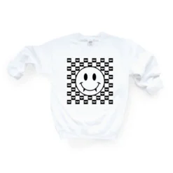 Simply Sage Market Women's Graphic Sweatshirt Halloween Bat Smiley Face -Dresses City Shop GUEST 0cc721be a164 482d bf12 a368b4c5e74f