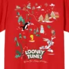 Looney Tunes Winter Land Scene Women's Red Graphic Tee -Dresses City Shop GUEST 0d405e4a 0068 4a9f b107 5c3190bfd2b5