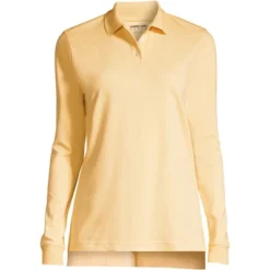 Lands' End School Uniform Women's Long Sleeve Interlock Polo Shirt -Dresses City Shop GUEST 0dabf92f 7941 484f 9c3b ccd16a6916d1