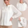 Allegra K Women's Bow Tie Neck Blouse Work Office Side Buttons Chiffon Elegant Shirts 1 Allegra K Women's Bow Tie Neck Blouse Work Office Side Buttons Chiffon Elegant Shirts -Dresses City Shop GUEST 0eb1556a 7e99 4d17 a566 7d009e126807