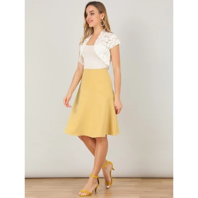 Allegra K Women's Elegant Short Sleeve Sheer Floral Lace Shrug Blouses 5 Allegra K Women's Elegant Short Sleeve Sheer Floral Lace Shrug Blouses - Image 3