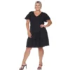 Plus Size Short Sleeve V-neck Tiered Midi Dress 1 Plus Size Short Sleeve V-neck Tiered Midi Dress -Dresses City Shop GUEST 10d995b0 de3a 4c8b b19c 3e1f1c5c41f3