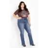 Women's Plus Size Harley Lily Bootleg Jean - Mid Denim | CITY CHIC -Dresses City Shop GUEST 120973df d330 4f21 a1c4 84a09abe265d