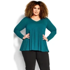 Women's Plus Size Abigail Top - Teal | AVENUE 17 Women's Plus Size Abigail Top - Teal | AVENUE -Dresses City Shop GUEST 13f834b0 3f1a 413e 91b8 ad9d4a856904