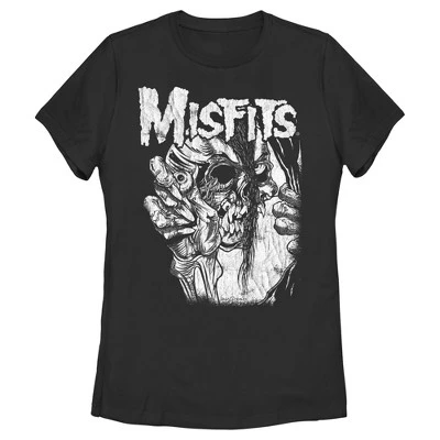 Women's Misfits Distressed Eye Skull T-Shirt 5 Women's Misfits Distressed Eye Skull T-Shirt - Image 3