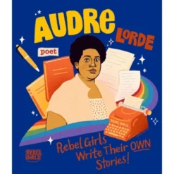 Junior's Rebel Girls Audre Lorde Portrait T-Shirt