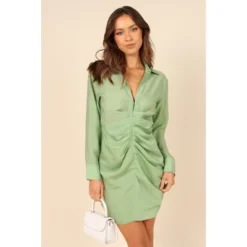 Petal And Pup Womens Veya Ruched Mini Dress -Dresses City Shop GUEST 1afd619d d8e0 4505 9af3 d4dbbffc4422