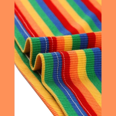 Agnes Orinda Women's Plus Size Stripe Sleeveless Stretch Camisole 6 Agnes Orinda Women's Plus Size Stripe Sleeveless Stretch Camisole - Image 4