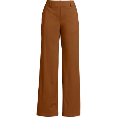 Lands' End Women's Lands' End Flex High Rise Wide Leg Pants 7 Lands' End Women's Lands' End Flex High Rise Wide Leg Pants - Image 5