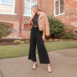 Women's Drawstring Waist Straight Leg Pants - Cupshe 11 Women's Drawstring Waist Straight Leg Pants - Cupshe -Dresses City Shop GUEST 1fa3f9aa a392 4933 a3a5 aea698b91894