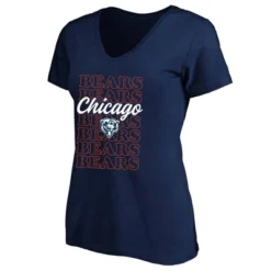 NFL Chicago Bears Women's Plus Size Short Sleeve V-Neck T-Shirt -Dresses City Shop GUEST 20ef7c75 3cf0 48ea 89a6 c69972e4622c