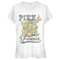 Junior's Teenage Mutant Ninja Turtles Pizza Is Forever T-Shirt 7 Junior's Teenage Mutant Ninja Turtles Pizza Is Forever T-Shirt -Dresses City Shop GUEST 286a9a05 9edd 4b29 82bb b1460c141c41