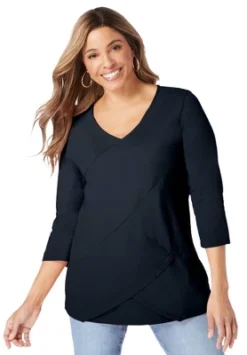 Jessica London Women’s Plus Size Layered Knit Top 14 Jessica London Women’s Plus Size Layered Knit Top -Dresses City Shop GUEST 2ba3fa9b 5ecb 4778 bd86 c47865f2bf45