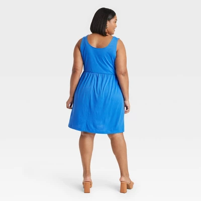 Women's Babydoll Empire Waist Dress - Ava & Viv™ 5 Women's Babydoll Empire Waist Dress - Ava & Viv™ - Image 3