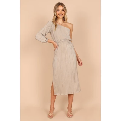 Petal And Pup Womens Pontee One Shoulder Pleated Midi Dress 3 Petal And Pup Womens Pontee One Shoulder Pleated Midi Dress