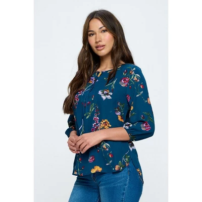 WEST K Women's Sophia Three Quarter Sleeve Blouse 5 WEST K Women's Sophia Three Quarter Sleeve Blouse - Image 3