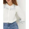 FatFace Womens Nicole Embroidered Blouse 1 FatFace Womens Nicole Embroidered Blouse -Dresses City Shop GUEST 31a54cf4 dece 4bca 9b53 a16016a0841c
