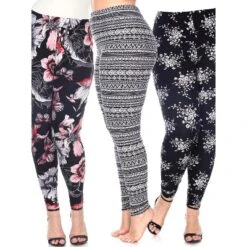 Women's Pack Of 3 Plus Size Leggings - One Size Fits Most Plus - White Mark 34 Women's Pack Of 3 Plus Size Leggings - One Size Fits Most Plus - White Mark -Dresses City Shop GUEST 368c54fc 6a85 43e7 9c9b 67aa056a4c34