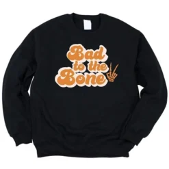 Simply Sage Market Women's Graphic Sweatshirt Bad To The Bone Hand -Dresses City Shop GUEST 36931e7d 2d5a 4004 b764 f6f357e40754