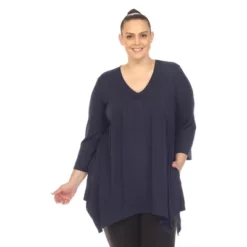 Plus Size Empire Cut V-Neck Tunic Top 25 Plus Size Empire Cut V-Neck Tunic Top -Dresses City Shop GUEST 383a0a67 5303 4a33 b376 870ab7cd6eb3