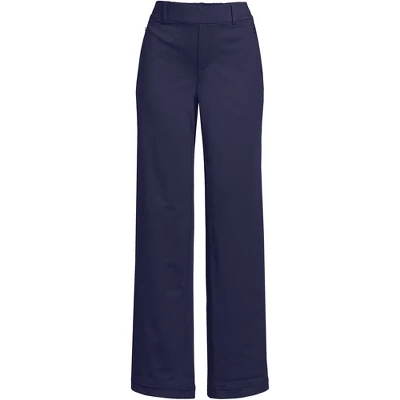 Lands' End Women's Lands' End Flex High Rise Wide Leg Pants 5 Lands' End Women's Lands' End Flex High Rise Wide Leg Pants - Image 3