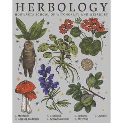 Women's Harry Potter Hogwarts Herbology T-Shirt 3 Women's Harry Potter Hogwarts Herbology T-Shirt