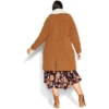 Women's Plus Size Teddy Faux Fur Jacket - Tan | AVEOLOGY -Dresses City Shop GUEST 3e830938 db71 4b52 9fa8 f3b4af2566ad