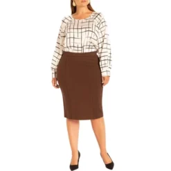 ELOQUII Women’s Plus Size The Ultimate Stretch Suit Pencil Skirt 14 ELOQUII Women’s Plus Size The Ultimate Stretch Suit Pencil Skirt -Dresses City Shop GUEST 4427d075 5ddc 4d7a 8aca 9e64ea26350b