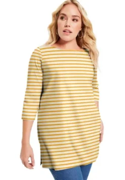 June + Vie By Roaman's Women’s Plus Size Boatneck One + Only Tunic 14 June + Vie By Roaman's Women’s Plus Size Boatneck One + Only Tunic -Dresses City Shop GUEST 449b248c 2347 4534 a451 f9cbb5fd413f