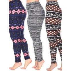 Women's Pack Of 3 Plus Size Leggings - One Size Fits Most Plus - White Mark 41 Women's Pack Of 3 Plus Size Leggings - One Size Fits Most Plus - White Mark -Dresses City Shop GUEST 4682483c e4ce 41b3 a9bd 85abdd395ba1