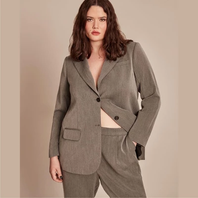 11 Honoré Collection Women's Single-Breast Blazer 4 11 Honoré Collection Women's Single-Breast Blazer - Image 2