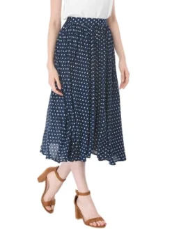 Allegra K Women's Date Dinner Floral A-Line Elastic Waist Flare Swing Midi Skirt -Dresses City Shop GUEST 4956ef9d f998 431a aba8 9a4cc8326eba