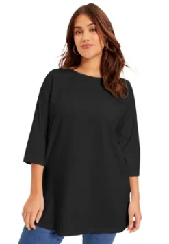 June + Vie By Roaman's Women’s Plus Size Boatneck One + Only Tunic 11 June + Vie By Roaman's Women’s Plus Size Boatneck One + Only Tunic -Dresses City Shop GUEST 4a1f46cc 9db7 4efd b4f3 8f4509326760