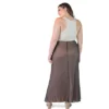 Plus Size Sheer Overlay Elastic Waist Maxi Length Skirt -Dresses City Shop GUEST 4a90fa79 d66b 4e08 8fb1 3ccd729c68b7