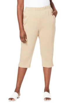 Jessica London Women’s Plus Size Soft Ease Capri -Dresses City Shop GUEST 4d0e1df7 200d 41bd b7d3 07c47b0a6e76