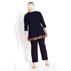 Women's Plus Size Tamara Print Tunic - Animalia | AVENUE