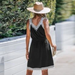 Women's Belted Pom Pom Mini Dress - Cupshe 10 Women's Belted Pom Pom Mini Dress - Cupshe -Dresses City Shop GUEST 51e0af2d 50a7 4ee6 b3b6 bec5846a7b8b