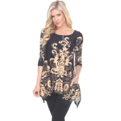 Women's Scoop Neck Printed Yanette Tunic Top - White Mark 16 Women's Scoop Neck Printed Yanette Tunic Top - White Mark -Dresses City Shop GUEST 56e05c78 8878 4c6a ad8b 1a03403b7467