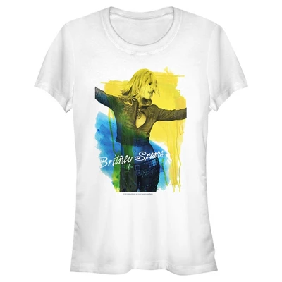 Junior's Britney Spears Rocker Color T-Shirt 5 Junior's Britney Spears Rocker Color T-Shirt - Image 3