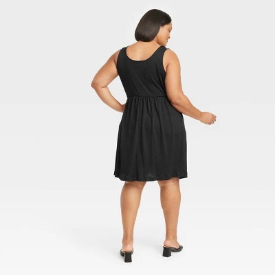 Women's Babydoll Empire Waist Dress - Ava & Viv™ 3 Women's Babydoll Empire Waist Dress - Ava & Viv™