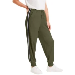 June + Vie By Roaman's Women’s Plus Size French Terry Jogger 15 June + Vie By Roaman's Women’s Plus Size French Terry Jogger -Dresses City Shop GUEST 5959201d a0ed 48da b7d1 83d343c3ac17