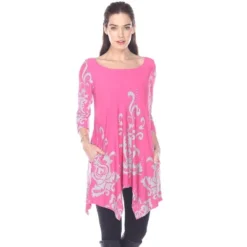 Women's Scoop Neck Printed Yanette Tunic Top - White Mark 21 Women's Scoop Neck Printed Yanette Tunic Top - White Mark -Dresses City Shop GUEST 5d47a4d2 f651 4907 b422 565bd10abc93