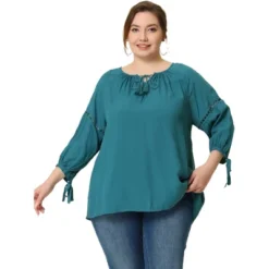 Agnes Orinda Women's Plus Size Long Sleeve Tie Winter Trendy Basic Tunic Blouse 24 Agnes Orinda Women's Plus Size Long Sleeve Tie Winter Trendy Basic Tunic Blouse -Dresses City Shop GUEST 5eee4b1d ebcf 4356 bf50 4266533d1370