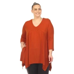 Plus Size Empire Cut V-Neck Tunic Top 22 Plus Size Empire Cut V-Neck Tunic Top -Dresses City Shop GUEST 60a626b6 e42e 4e7f 8948 9a14d56460d5
